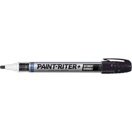 Marqueur &agrave; peinture nettoyable au d&eacute;tergent Paint-Riter+, Liquide, Noir Haskins Industrial Inc.