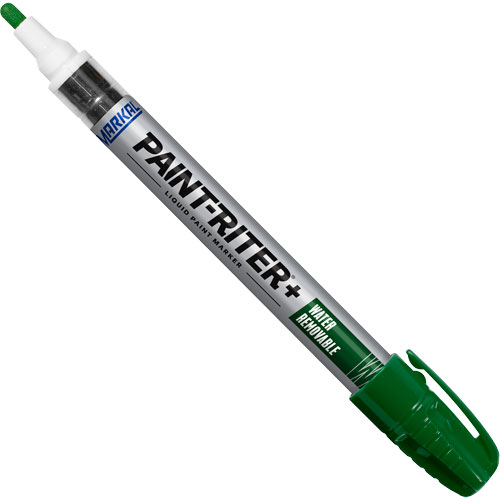 Marqueur &agrave; la peinture nettoyable &agrave; l'eau Paint-Riter+, Liquide, Vert Haskins Industrial Inc.