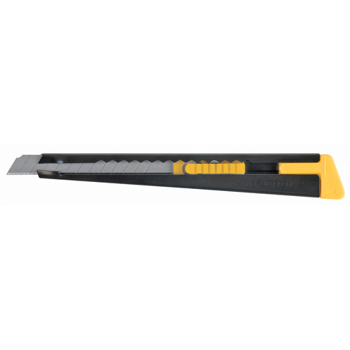 Standard-Duty Knife ATK600, 9 mm, Carbon Steel, Plastic Handle Haskins Industrial Inc.