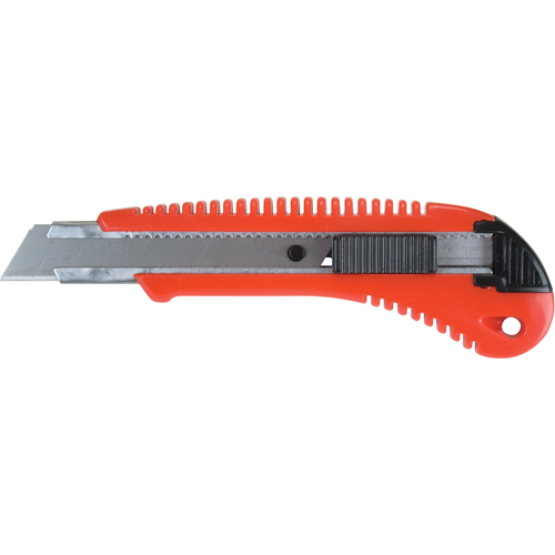 Couteau professionnel ATK300, 18 mm, Acier au carbone, Prise en Plastique Haskins Industrial Inc.