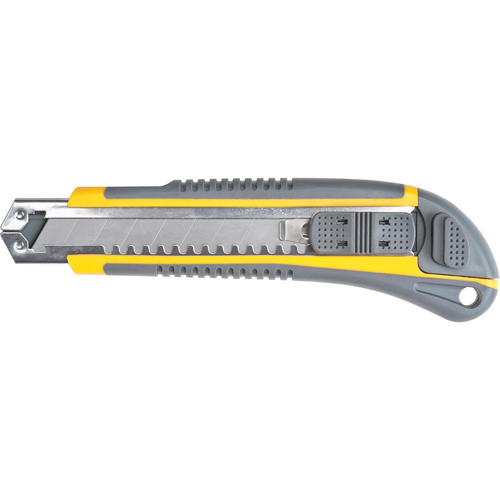 Knife ATK100, 18 mm, Carbon Steel, Rubber Handle Haskins Industrial Inc.