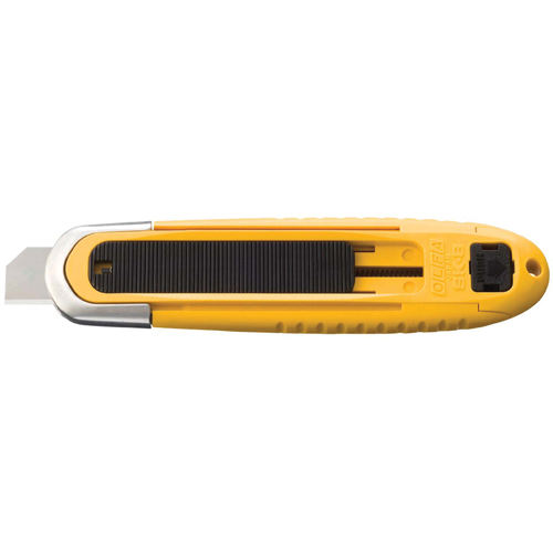 Automatic Self-Retracting Safety Knife, 15 mm, Carbon Steel, Plastic Handle Haskins Industrial Inc.