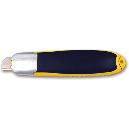 Automatic Self-Retracting Safety Knife, 15 mm, Carbon Steel, Plastic Handle Haskins Industrial Inc.