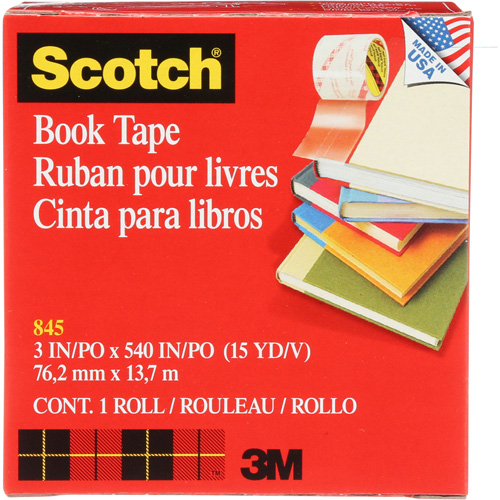 Ruban pour la r&eacute;paration de livres Scotch Haskins Industrial Inc.