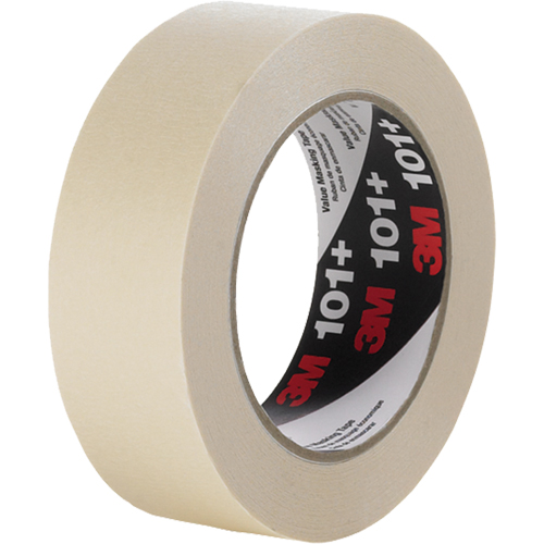 101+ Value Masking Tape, 18 mm (3/4") x 55 m (180'), Tan Haskins Industrial Inc.