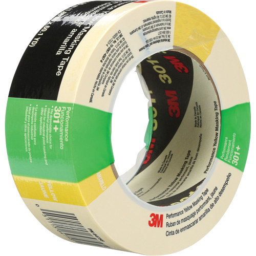 301+ Performance Masking Tape, 48 mm (2") x 54.8 m (180'), Yellow Haskins Industrial Inc.