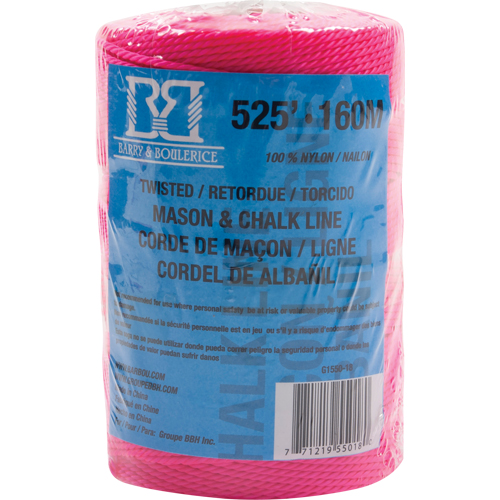Mason/Chalk Line Rope, 525', Nylon Haskins Industrial Inc.