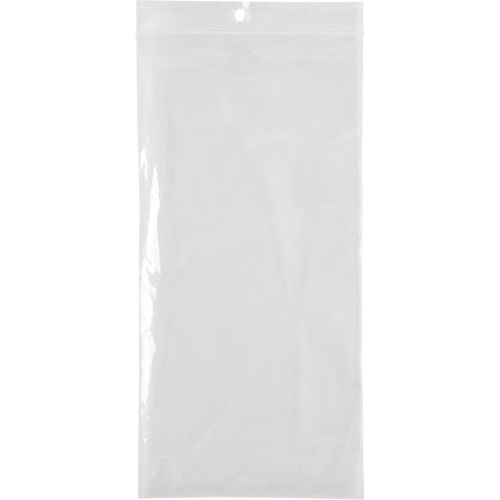 Poly Bags, Reclosable, 8" x 4", 2 mils Haskins Industrial Inc.