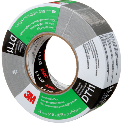 DT11 Heavy-Duty Duct Tape, 11 mils, Silver, 48 mm (2") x 55 m (180') Haskins Industrial Inc.