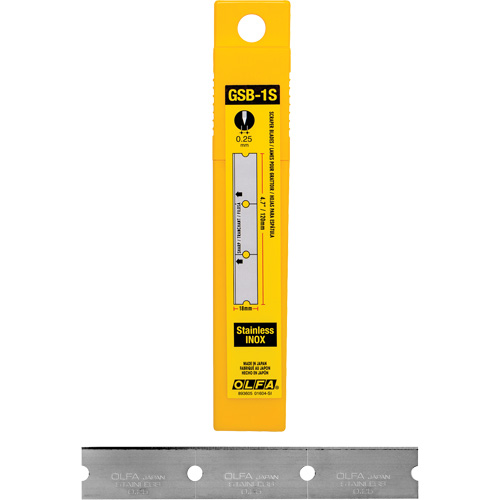Glass Scraper Replacement Blades, Single Style Haskins Industrial Inc.