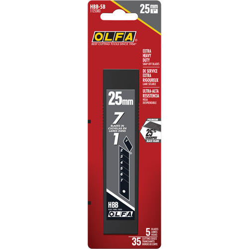 Ultra-Sharp Black Replacement Blades, Snap-Off Style Haskins Industrial Inc.