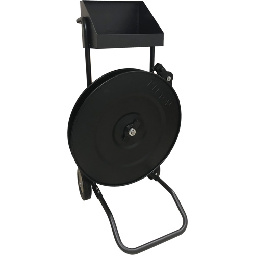 Strapping Dispenser, Polyester/Steel/Polypropylene Straps, 16"/8" Core Dia., 3"/8"/6" Roll Width Haskins Industrial Inc.