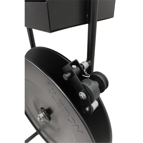 Strapping Dispenser, Polyester/Steel/Polypropylene Straps, 16"/8" Core Dia., 3"/8"/6" Roll Width Haskins Industrial Inc.