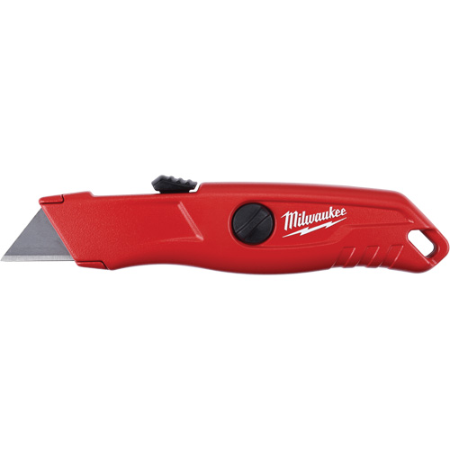 Self-Retracting Knife, 3/4", Steel, Metal Handle Haskins Industrial Inc.