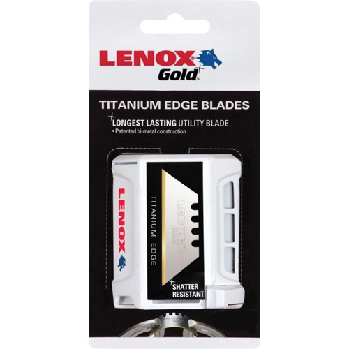 Lenox Gold&reg; Utility Knife Blades, Single Style Haskins Industrial Inc.
