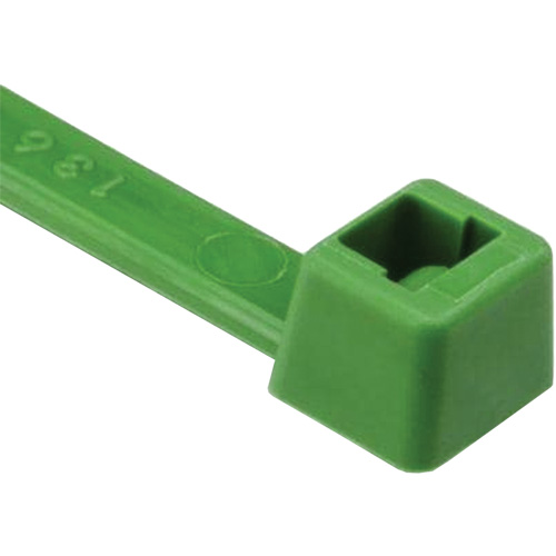 Attaches de c&acirc;bles s&eacute;rie T, Longueur 8", R&eacute;sistance &agrave; la traction 50 lb, Vert Haskins Industrial Inc.