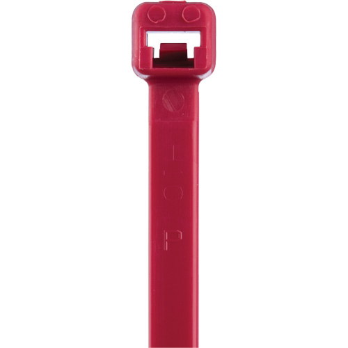 Attaches de c&acirc;bles s&eacute;rie T, Longueur 8", R&eacute;sistance &agrave; la traction 50 lb, Rouge Haskins Industrial Inc.