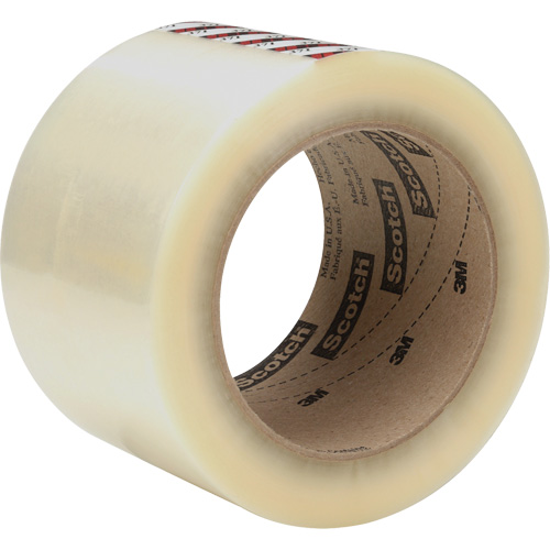 Scotch&reg; Box Sealing Tape 371, Rubber Adhesive, 1.2 mils, 72 mm (2-4/5") x 100 m (328') Haskins Industrial Inc.