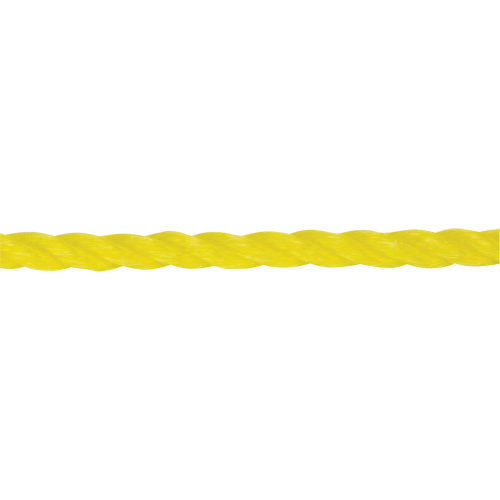 1/4" Braided Yellow Rope, Polypropylene, 1300' Haskins Industrial Inc.