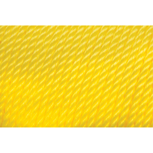 1/4" Braided Yellow Rope, Polypropylene, 1300' Haskins Industrial Inc.