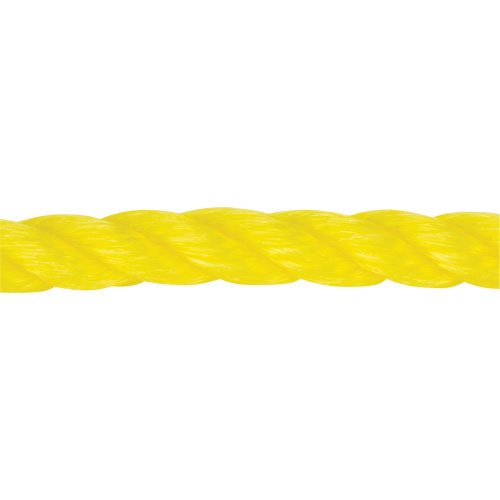 1/2" Braided Yellow Rope, Polypropylene, 335' Haskins Industrial Inc.