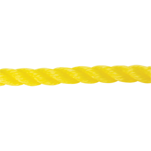 Corde jaune tress&eacute;e 5/8", Polypropyl&egrave;ne, 200' Haskins Industrial Inc.
