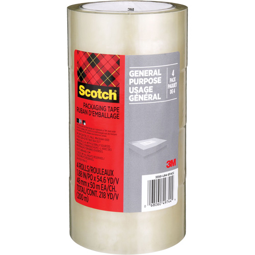 Ruban d'emballage pour l'exp&eacute;dition Scotch 175G, 48 mm (2") x 50 m (164') Haskins Industrial Inc.