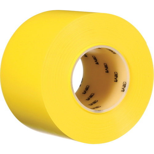 Ruban de marquage de planchers durable 971, 4" x 108', Vinyle, Jaune Haskins Industrial Inc.