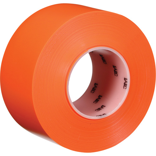 Durable Floor Marking Tape 971, 3" x 108', Vinyl, Orange Haskins Industrial Inc.