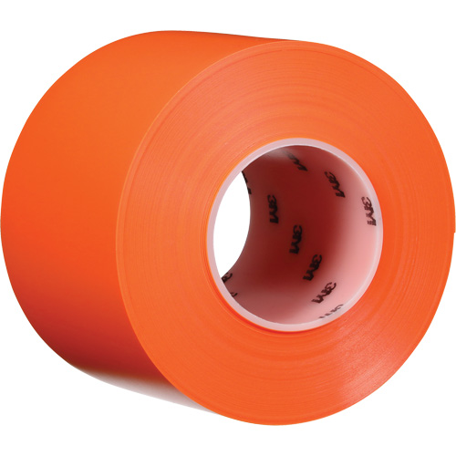 Durable Floor Marking Tape 971, 4" x 108', Vinyl, Orange Haskins Industrial Inc.