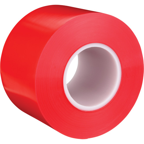 Ruban de marquage de planchers durable 971, 4" x 108', Vinyle, Rouge Haskins Industrial Inc.