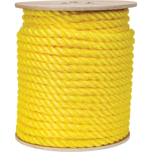 Braided Yellow Rope, Polypropylene, 300' Haskins Industrial Inc.