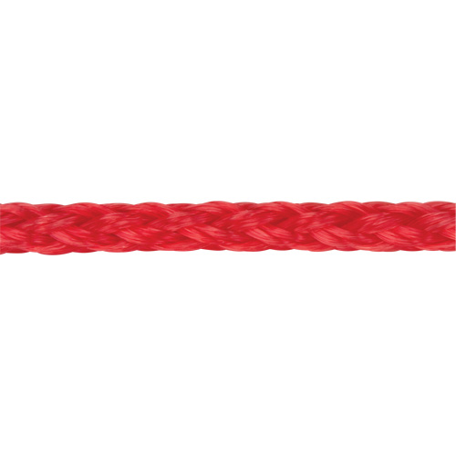 Braided Red Rope, Polypropylene, 500' Haskins Industrial Inc.