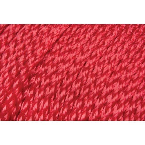 Braided Red Rope, Polypropylene, 500' Haskins Industrial Inc.