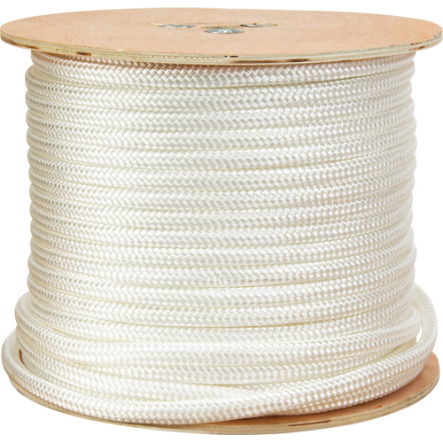 Corde blanche tress&eacute;e, Nylon, 250' Haskins Industrial Inc.