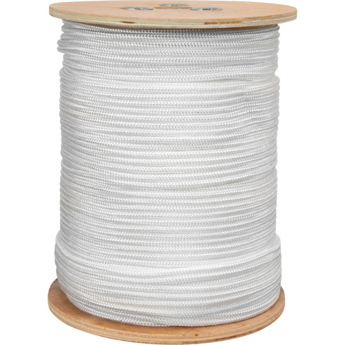 Braided White Rope, Nylon, 250' Haskins Industrial Inc.