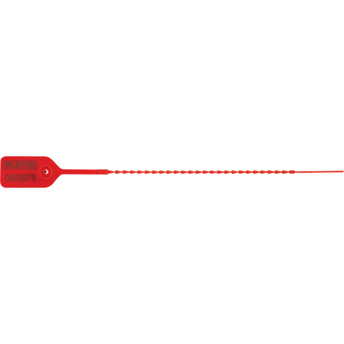 Scell&eacute; de s&eacute;curit&eacute; standard, 9", Plastique, Pousser et tirer Haskins Industrial Inc.