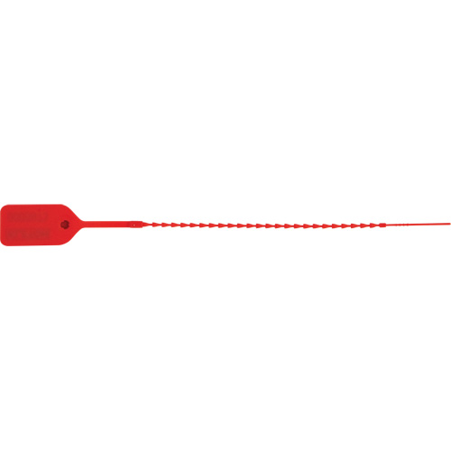 Scell&eacute; de s&eacute;curit&eacute; standard, 9", Plastique, Pousser et tirer Haskins Industrial Inc.