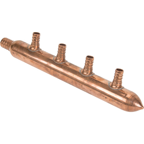 Four Branch Manifold, 3/4" Dia., Copper Haskins Industrial Inc.