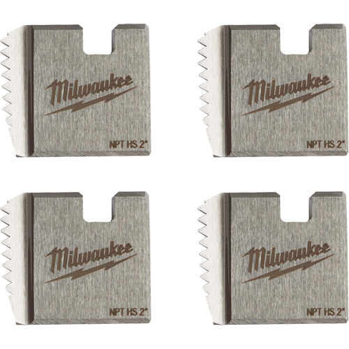 Matrices de tuyauterie portables NPT, Pour tuyau de 2", Acier rapide Haskins Industrial Inc.