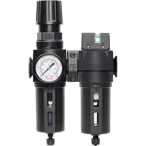 Filtre/r&eacute;gulateur + filtre coalescent drain manuel avec bol standard Modulair 300, 1/4" NPT, 150 psi, Capacit&eacute; de 5,1 oz liq. Haskins Industrial Inc.