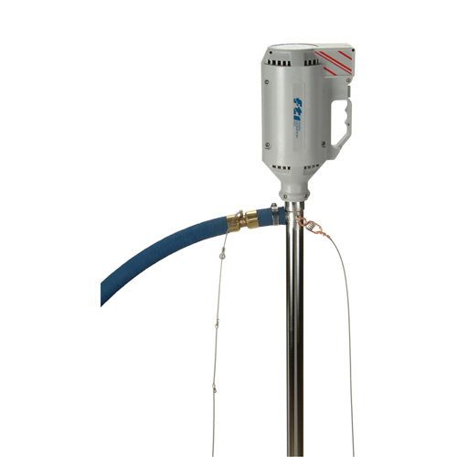 Trousse de pompe pour baril TTS-40 avec moteur M7X, Acier inoxydable Haskins Industrial Inc.