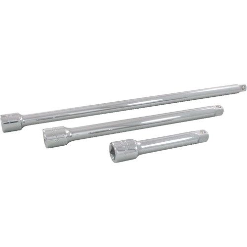 Jeu de rallonges pour douilles, Prise de 1/2", Fini Chrome, 3 Mcx Haskins Industrial Inc.