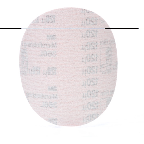 Hookit Microfinishing Film Disc 366L, 5" Dia., 120 Grit, Aluminum Oxide, 3 mils Haskins Industrial Inc.
