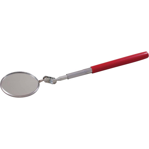 Inspection Mirror, Circular, 2-1/4" L x 2-1/4" W, Telescopic Haskins Industrial Inc.