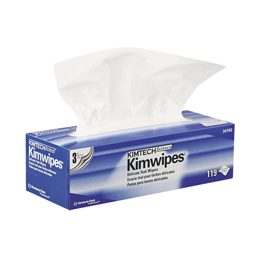 Serviette pour les travaux d&eacute;licats Kimwipes de Kimtech Science, Sp&eacute;cialis&eacute;, 12" lo x 12" la Haskins Industrial Inc.