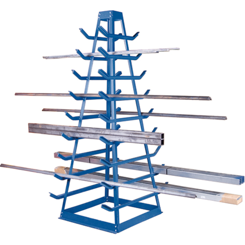 Support pour tuyaux, Horizontal, 9 Niveaux, 18" la x 40" p x 84" h, 1800 lb Cap. Haskins Industrial Inc.