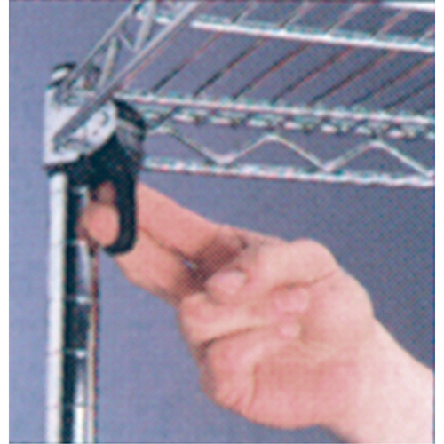 ETAGERE,4 TABL18X36X63,CHROME,800LB/TABL., Tiers 4, 36" la x 63" h x 18" p Haskins Industrial Inc.