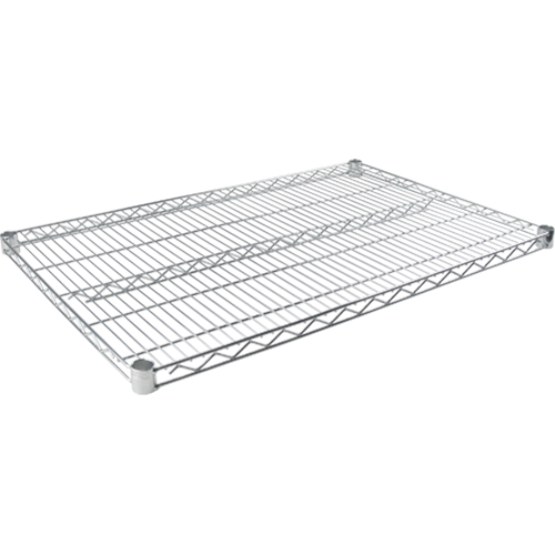 Standard-Duty Chromate Wire Shelf, 48" W x 24" D, 500 lbs. Capacity Haskins Industrial Inc.