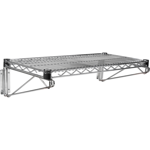 Ensemble d'&eacute;tag&egrave;re murale en treillis, Simple Support, 200 lb Capacit&eacute;, 14" p Haskins Industrial Inc.